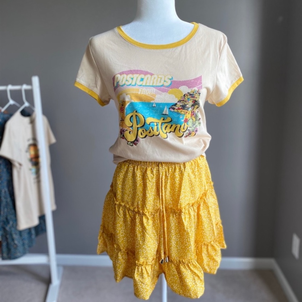 Vintage Graphic Positano Tee - Picture 2 of 8